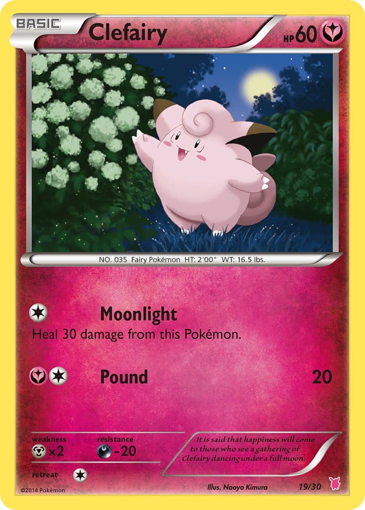 Clefairy — Xy Trainer Kit Wigglytuff Pokémon card